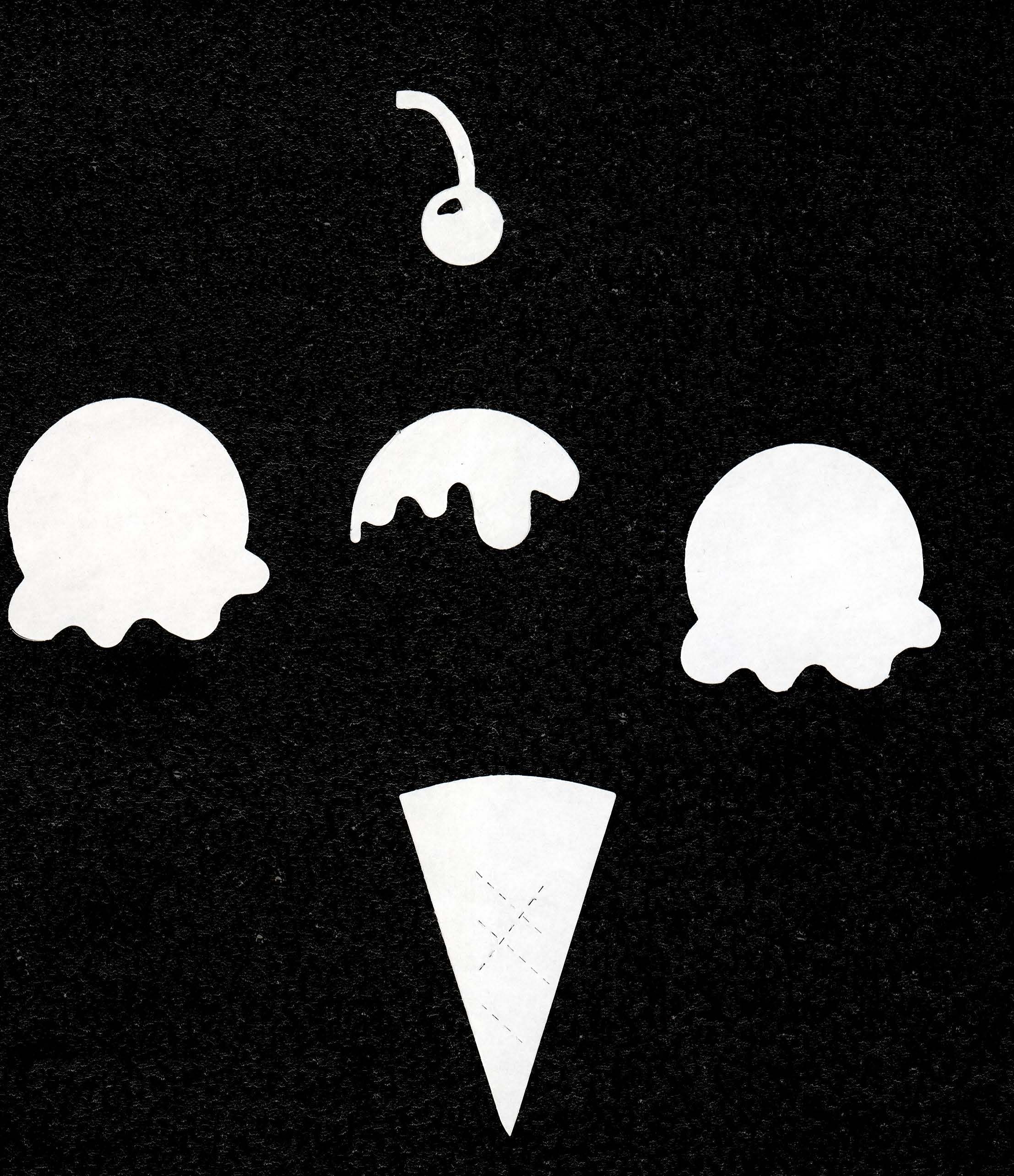 SIZZIX: Ice Cream Cone, Cherry, and Sprinkles